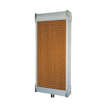 東莞廠房通風(fēng)降溫，水簾+負(fù)壓風(fēng)機(jī)降溫系統(tǒng)